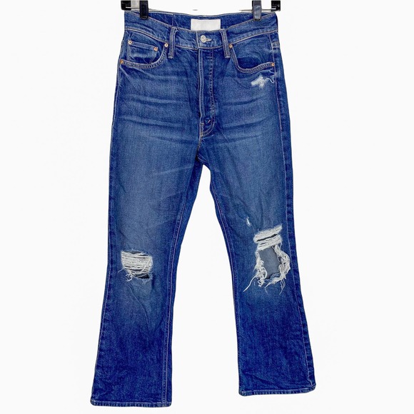 Mother Superior The Tripper Jeans in Your Treat or Mine Wash Denim Jeans Size 26 - Picture 3 of 16